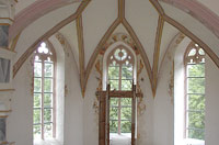 Freilegung von Wandmalereien Kirche von Schöngleina